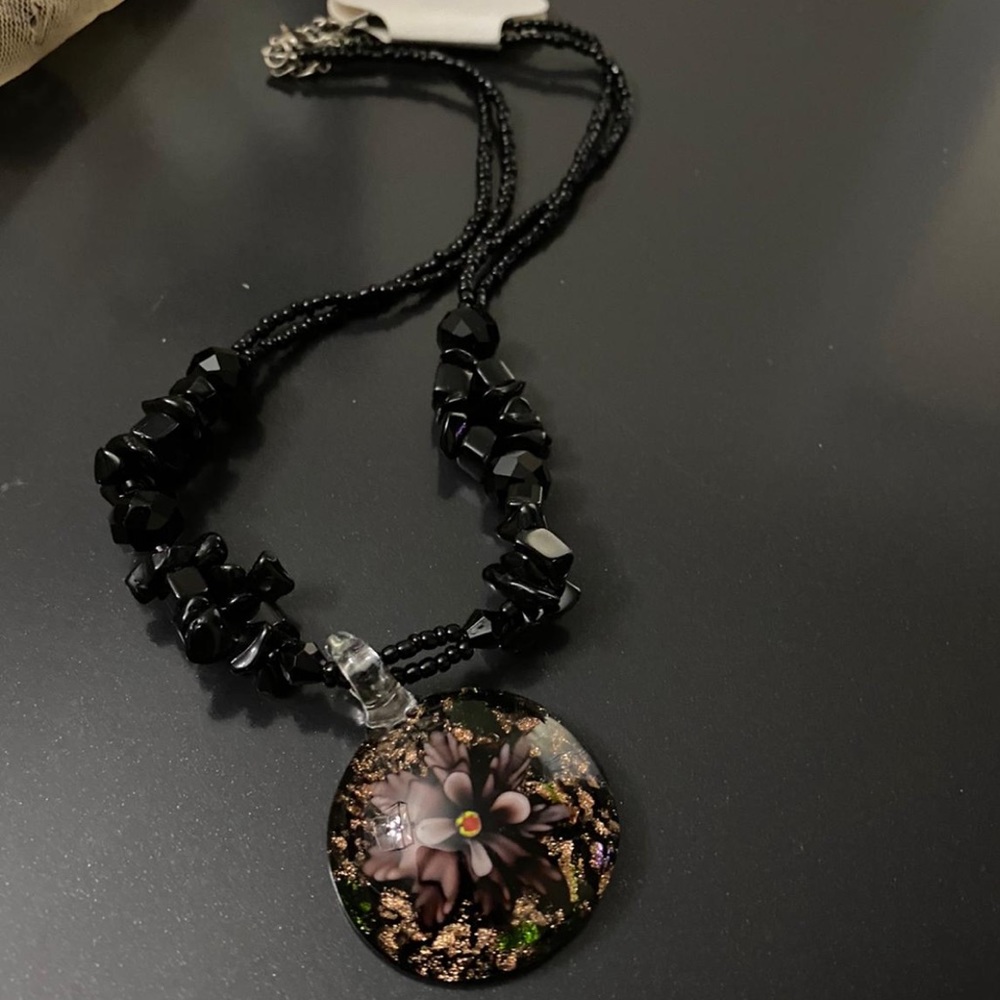 Reiki Necklace Natural Gemstone Healing Handmade